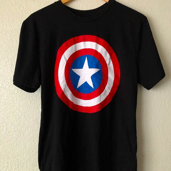 Marvel Captain America Mens Graphic Tee - Picture 2 of 7